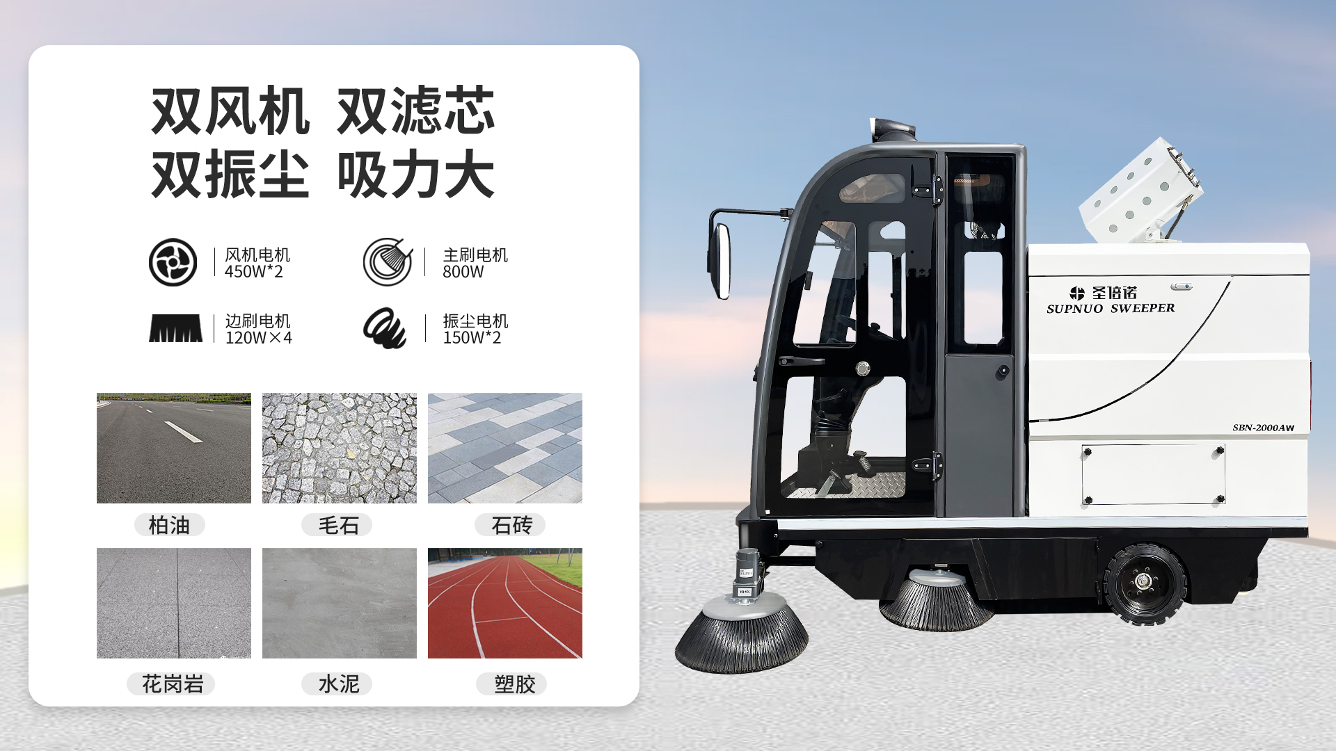 廊坊电动扫地车在机场清洁中的应用
